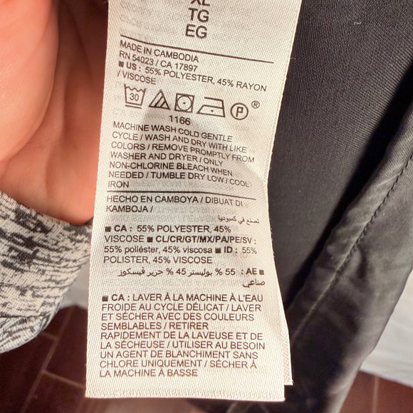 Old Navy Black Cowl Neck Satin Midi Slip Dress Size XL Goth Whimsigoth Romantic - Picture 8 of 9